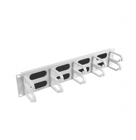 Organizer kabli LANBERG AK-1204-S kabli 2U typ B do szaf 19 szary