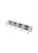 Organizer kabli LANBERG AK-1204-S kabli 2U typ B do szaf 19 szary
