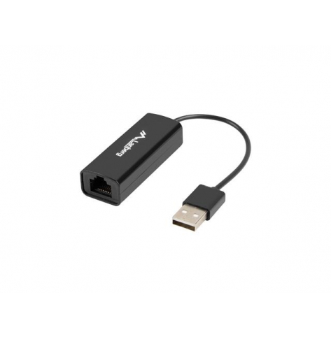 Karta sieciowa  LANBERG NC-0100-01 Lanberg USB 2.0- RJ45 100MB na kablu