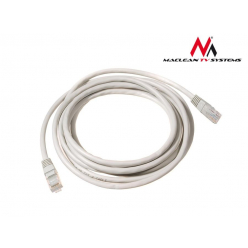 MACLEAN MCTV-659 Maclean MCTV-659 Przewód, kabel patchcord UTP cat6 wtyk-wtyk 2m szary