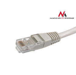 MACLEAN MCTV-659 Maclean MCTV-659 Przewód, kabel patchcord UTP cat6 wtyk-wtyk 2m szary