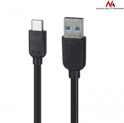 MACLEAN MCTV-844 Maclean MCTV-844 Kabel USB 3.0 AM - Type C 1m