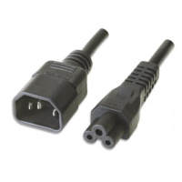 Kabel MANHATTAN 339360 Przedłużacz kabla zasilania C14 na C5 F/M 1.8m czarny