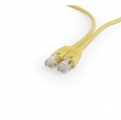 Kabel GEMBIRD PP6U-0.25M/Y RJ45 patchcord kat. 6 UTP 0.25m żółty