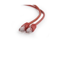 Kabel GEMBIRD PP6U-0.5M/R RJ45, kat. 6, UTP, 0.5m, czerwony