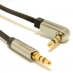 Kabel GEMBIRD elastyczny kątowy stereo minijack-minijack M/M 1.8M