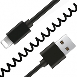 GEMBIRD CC-LMAM-1.5M Gembird kabel USB 2.0 AM 8-pin spirala 1.5m