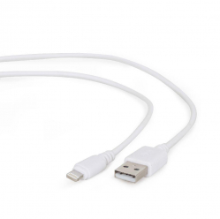 Kabel GEMBIRD USB 2m 8-pin ładowanie transmisja biały