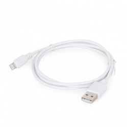 Kabel GEMBIRD USB 2m 8-pin ładowanie transmisja biały