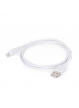 Kabel GEMBIRD USB 2m 8-pin ładowanie transmisja biały