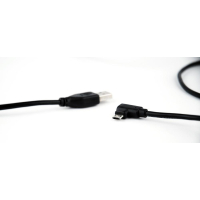 Kabel GEMBIRD micro USB kątowy dwustronny do USB 2.0 AM 1.8M, czarny