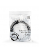 Kabel GEMBIRD micro USB kątowy dwustronny do USB 2.0 AM 1.8M, czarny