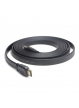 Kabel HDMI GEMBIRD płaski V2.0 High Speed Ethernet 1m pozłacane końcówki