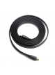 Kabel HDMI GEMBIRD płaski V2.0 High Speed Ethernet 1m pozłacane końcówki