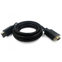 Kabel GEMBIRD DisplayPort-VGA 1.8m czarny