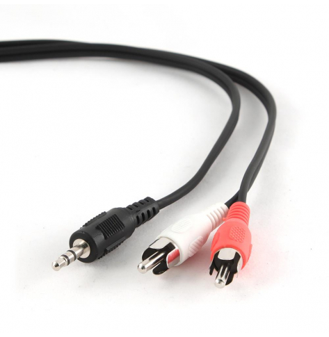 GEMBIRD CCAB-458-2.5M Gembird kabel audio JACK 3,5mm M / 2x RCA (CINCH) M 2.5m, blister