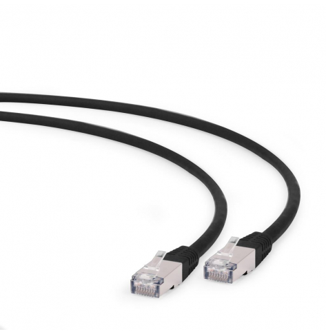 GEMBIRD PP6A-LSZHCU-BK-2M Gembird patchcord RJ45, kat. 6A, SFTP, LSZH, 2m, czarny