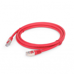 Kabel GEMBIRD PP6A-LSZHCU-R-2M RJ45 kat. 6A SFTP LSZH 2m czerwony