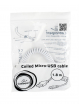 Kabel GEMBIRD CC-mUSB2C-AMBM-6-W Gembird Micro-USB 2.0 spirala, 1.8m, biały