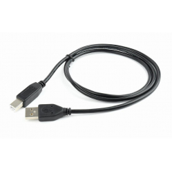 Kabel GEMBIRD USB 2.0 AM-BM 1M czarny Niklowane końce