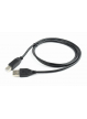 GEMBIRD CCP-USB2-AMBM-1M Gembird AM-BM kabel USB 2.0 1M czarny Niklowane końce (kabel drukarkowy )