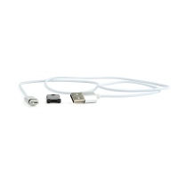 Kabel GEMBIRD micro-USB magnetyczny, blister, srebrny, 1M
