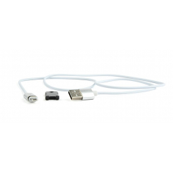 GEMBIRD CC-USB2-AMmUMM-1M Gembird kabel micro-USB magnetyczny, blister, srebrny, 1M