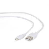 Kabel GEMBIRD USB 8-pin do ładowania i transmisji 1m biały