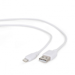 Kabel GEMBIRD USB 8-pin do ładowania i transmisji 1m biały