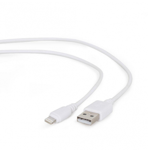 GEMBIRD CC-USB2-AMLM-W-1M Gembird kabel USB do 8-pin ładowanie transmisja (Ipad,Iphone5/6/7/8/X) 1m biał