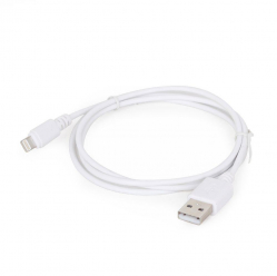 Kabel GEMBIRD USB 8-pin do ładowania i transmisji 1m biały