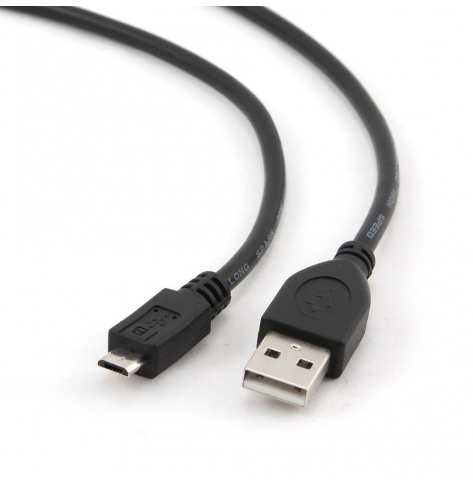 Kabel GEMBIRD Micro-USB 2.0 0.1m czarny