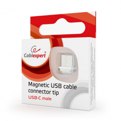 Kabel GEMBIRD magnetyczny USB-C 3w1 srebrny