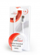 Kabel GEMBIRD micro USB 2.0 AM-MBM5P 1.8M oplot w osłonie metalowej srebrny