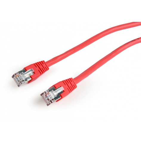 GEMBIRD PP6-1M/R Gembird patchcord RJ45, kat. 6, FTP, 1m, czerwony