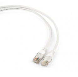 Kabel GEMBIRD PP12-1M/W RJ45 patchcord kat. 5e UTP 1m biały