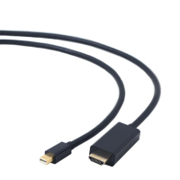 Kabel GEMBIRD CC-mDP-HDMI-6 Gembird kabel mini DisplayPort (M) -> HDMI (M), 4K, 1.8m