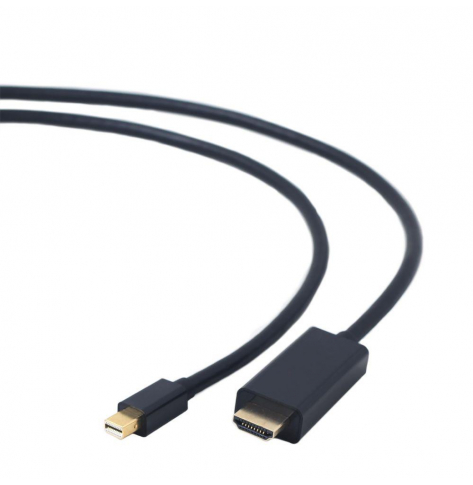 Kabel GEMBIRD CC-mDP-HDMI-6 Gembird kabel mini DisplayPort (M) -> HDMI (M), 4K, 1.8m