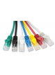 Kabel sieciowy patch cord RJ45 Cat6 U/UTP 1m biały 100Proc miedź TECHLYPRO 029457