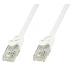 TECHLYPRO 029594 TechlyPro Kabel sieciowy patch cord RJ45 Cat6 U/UTP 2m biały 100Proc miedź