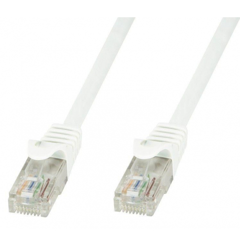TECHLYPRO 029594 TechlyPro Kabel sieciowy patch cord RJ45 Cat6 U/UTP 2m biały 100Proc miedź