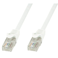 Kabel sieciowy patch cord RJ45 Cat6 U/UTP 10m biały 100Proc miedź TECHLYPRO 029808