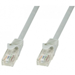 Kabel sieciowy patch cord RJ45 Cat5e UTP CCA 1m szary TECHLYPRO 024124