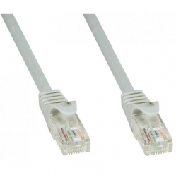 Kabel sieciowy patch cord RJ45 Cat5e UTP CCA 1m szary TECHLYPRO 024124