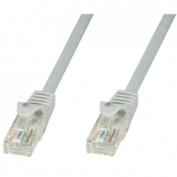 TECHLYPRO 307940 TechlyPro Kabel sieciowy patch cord RJ45 Cat5e UTP CCA 2m szary