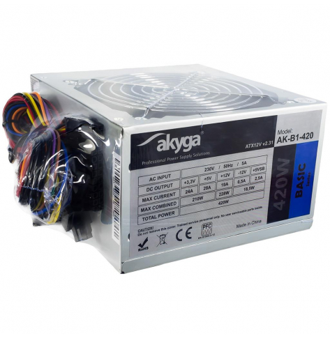 Zasilacz Akyga ATX Basic 420W AK-B1-420 Fan 120 mm