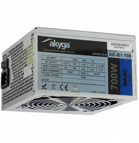 Zasilacz Akyga ATX Basic 700W AK-B1-700 Fan 120 mm PCI-E