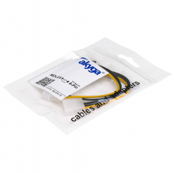 Adapter Akyga 2x Molex / PCI-Express 6pin 15cm AK-CA-13