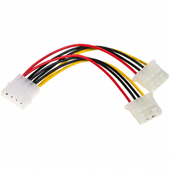 Kabel przejściówka AKY AK-CA-15 Akyga Adapter Molex 2x Molex 15cm AK-CA-15