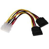 Adapter Akyga Molex / 2x SATA 15cm AK-CA-16